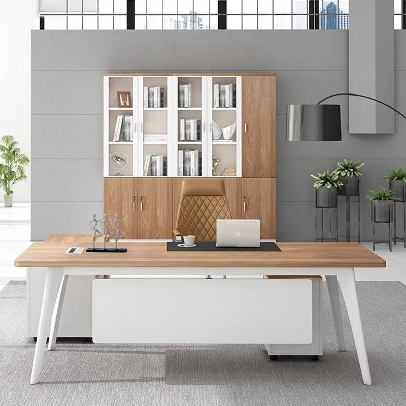 Shelf Writing Desk Modern Pullout Organizer Standing Office Desks Vanity Counter Gadgets Scrivanie Per Ufficio Furniture