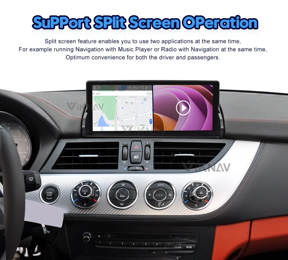 Viknav Fit For BMW Z4 E89 (2009-2018) 12.3inch Car Radio