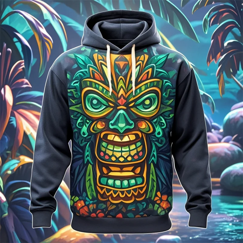 Hawaiian 3D Print Hoodies Oversized Sweatshirts