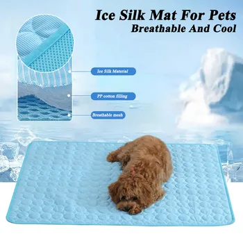Dog Cooling Mat Summer Pad Pet Mat Bed for Dogs Cat Blanket Sofa Breathable Summer Washable Pet Supplies Accessories 1