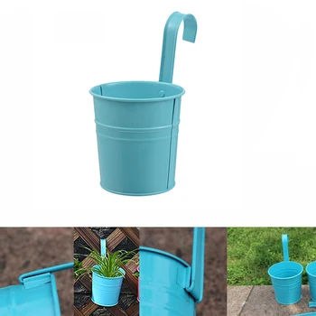 Hanging Flower Pots Home Garden Planters Outdoor Indoor Flower Bucket Plant Holder Basket For Wall Decoration D1