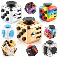 Solid Color Fidget Decompression Dice for Release Stress Autism Anxiety Relieve Adult Kids Stress Relief Anti-Stress Fingertip 1
