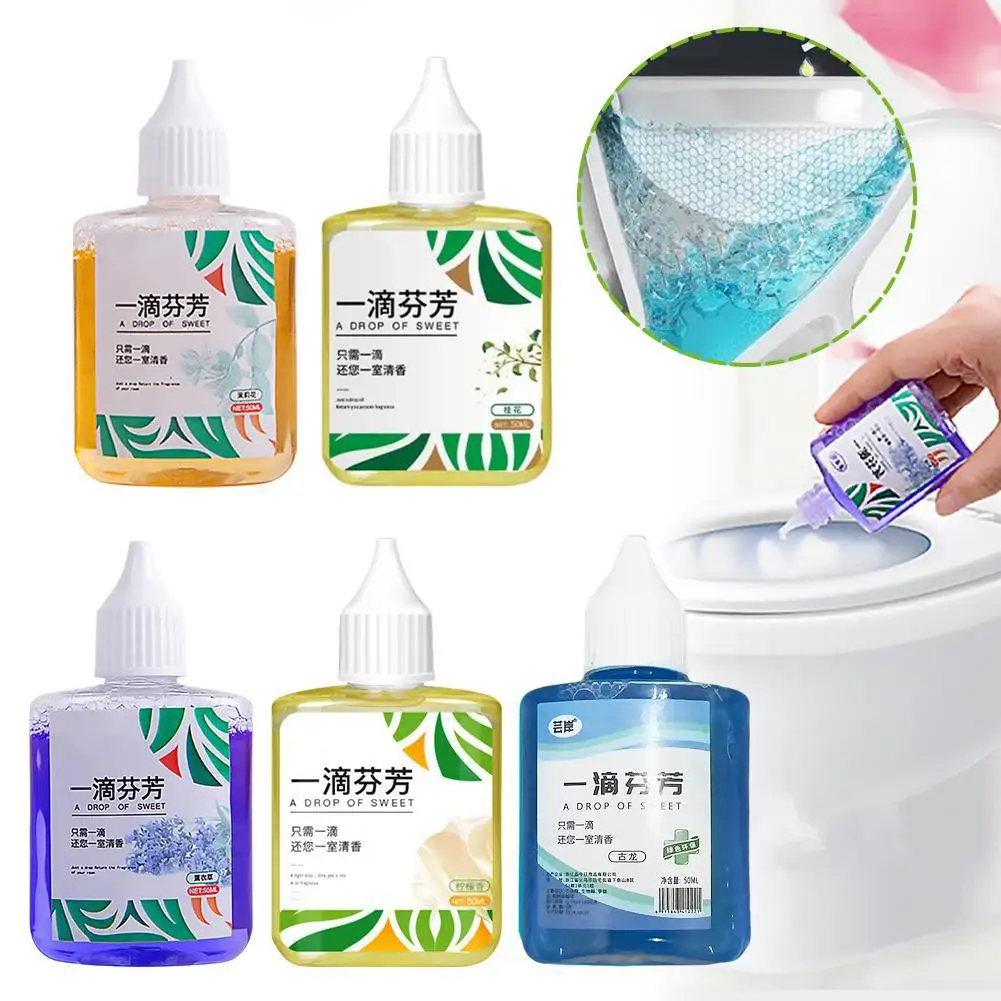 Deodorante per Bagno, una Goccia di Fragranza, Profumo di Cetriolo, Gelsomino, Uva Verde, Deodorante per Ambienti e Toilette a Lunga Durata - immagine 4