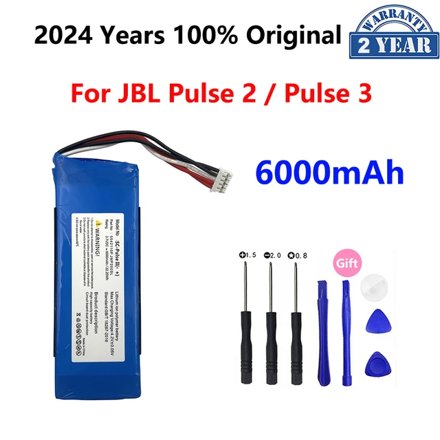 Jbl Pulse Battery Replacement 100% Original 6000mAh Replacement