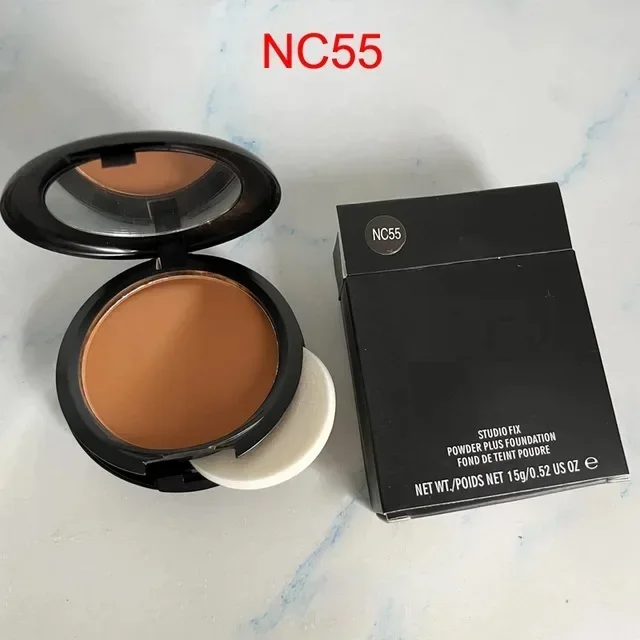 Pressed Powder Face Makeup 15g Foundation Fond De Teint Poudre