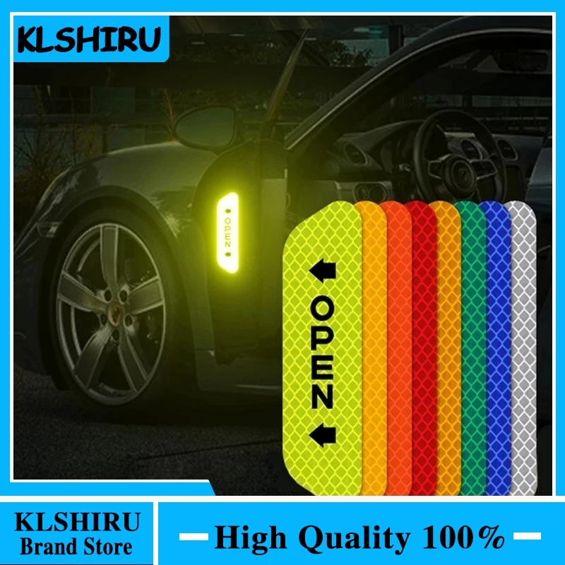 Car Reflective Strips Warning Stickers For Citroen C4 C5 C3 Picasso Xsara Berlingo Saxo C2 C1 C4L DS3 Xantia DS4 C8 4PCS/set car reflective stickers