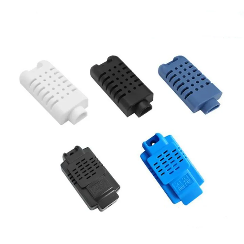 Taidacent Outdoor Waterproof Temperature Sensor PCB Plastic Housing For Temperature/Humidity Probe Sensors PE Enclosure taidacent sensor probe housing sht20 humidity sensor case sintered stainless temperature probe housing