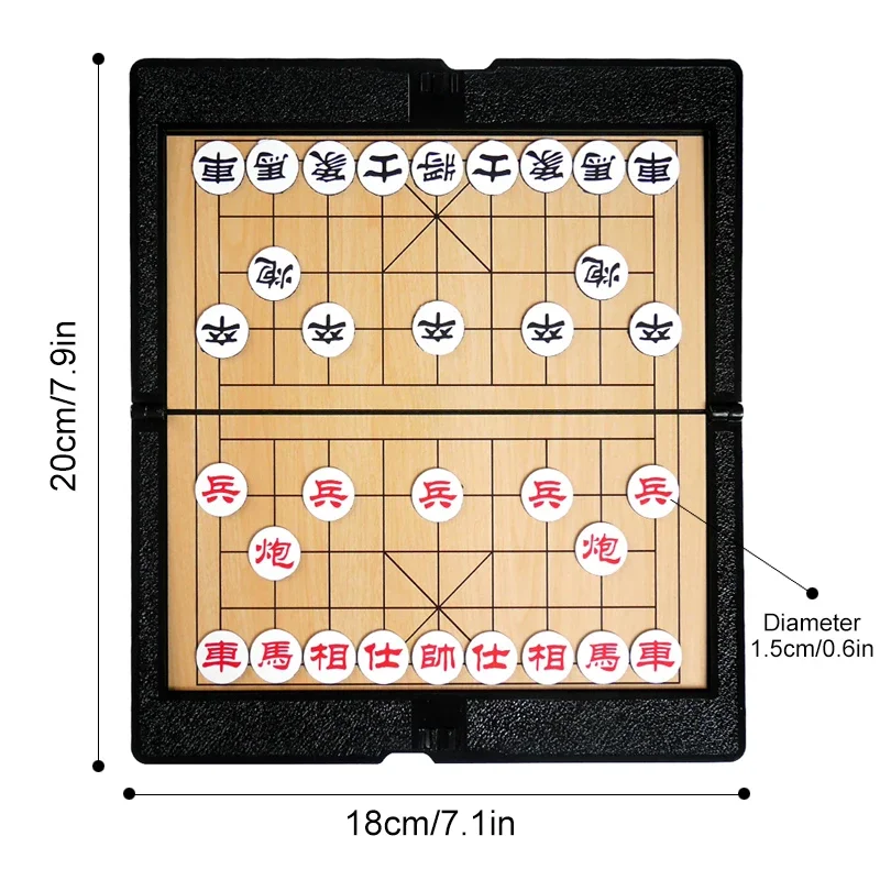 1 قطعة الشطرنج الدولي الجيب السفر الشطرنج للطائرة...