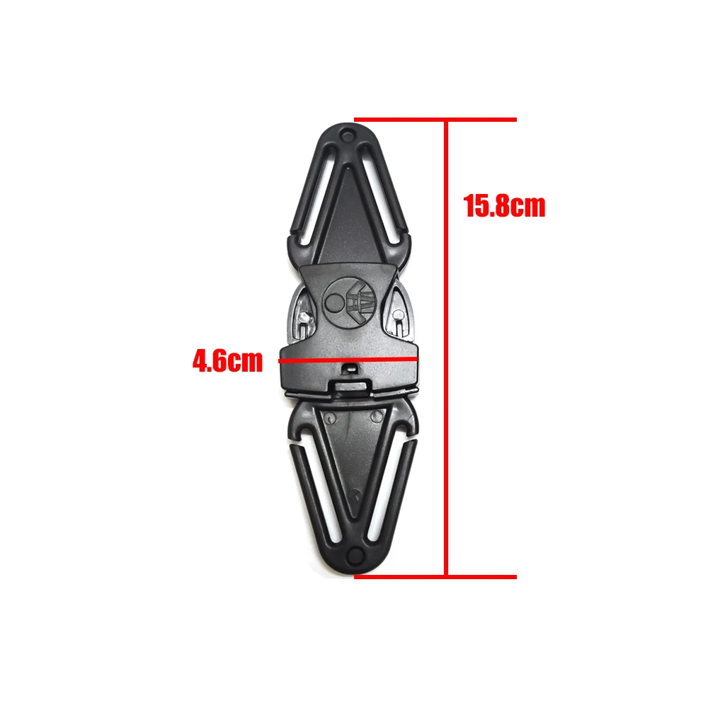 Universal Children Clip Buckle Latch Safety Seats Chair Straps Belt Harness Knots Baby Child Kids Safe Lock Automobile Black