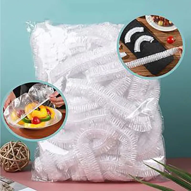 50-500pcs Reusable Food Wrap Storage Covers Bags For Bowl Elastic Plate Silicone Lid Cover Kitchen Fruit Plastic Fresh-Keeping 1
