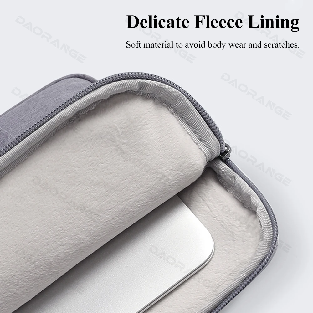 Laptop Handbag Case for Macbook Air & Pro Bag for Laptop Dell Lenovo Samsung 13.3 14 15 15.6 inch Protable with Front Pocket Bag
