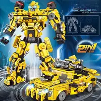 ToylinX 463PCS Building Set, Collectible Transformation Robot and Truck Building Block Set, Hallowmas Gifts for Children. 1