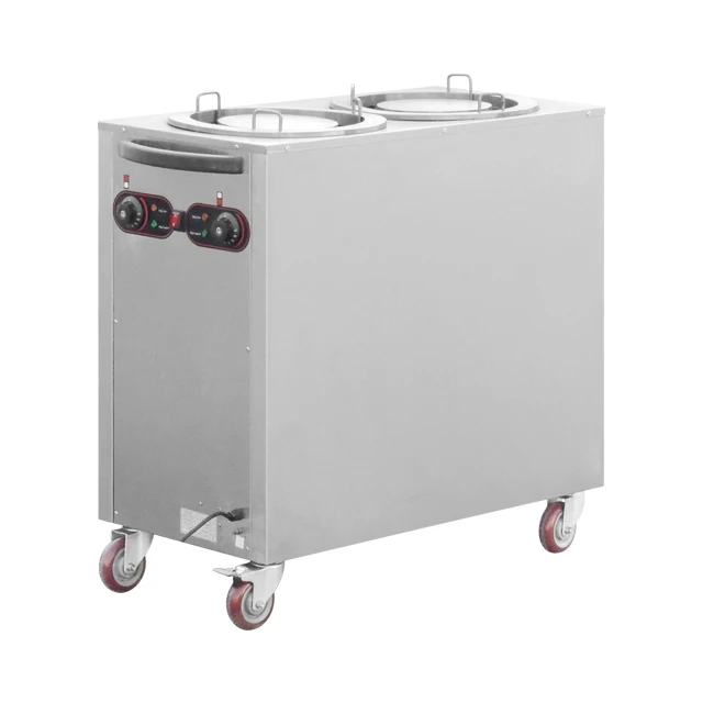 Freestanding Stainless Steel Chafing Dish Warm Serving Set Electric Food Plate Warmer Cabinet