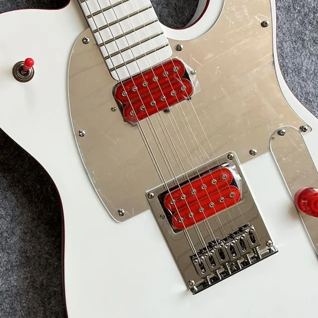 

Electric guitar, high-quality bass wooden body, maple neck, customized 6-string guitar, real photos, free shipping @3