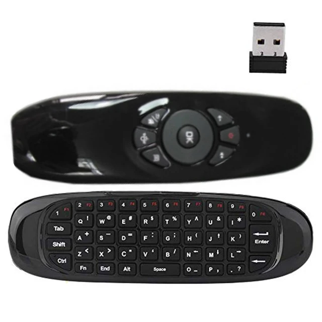 Mini Air Mouse C120 Fly Air Mouse Wireless Keyboard Airmouse For Android TV  Box/PC/TV