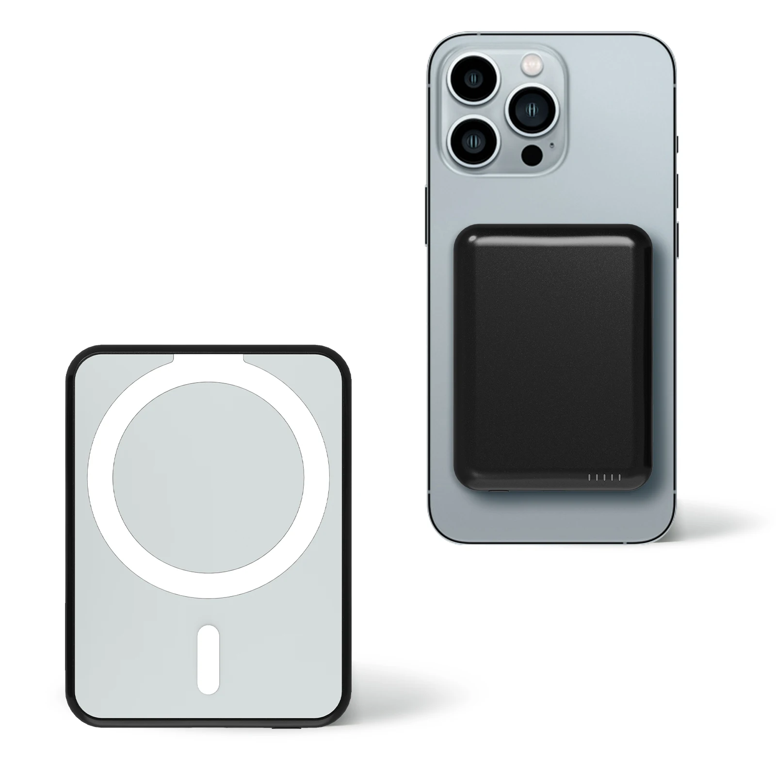 5083-6b2ae7.jpg Magnetic Power Bank Portable 5000mAh Wireless Charger 20W With USB-C Cable For IPhone 16/15/14/13/12 Pro/Pro Max/Plus/Mini - Image 1