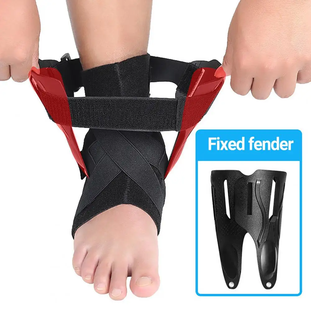 

1Pc Fix Plastic Plate Ankle Protector Adjustable Hook Loop Fasteners Strong Ankle Brace Active Stabilizer Sports Accessories