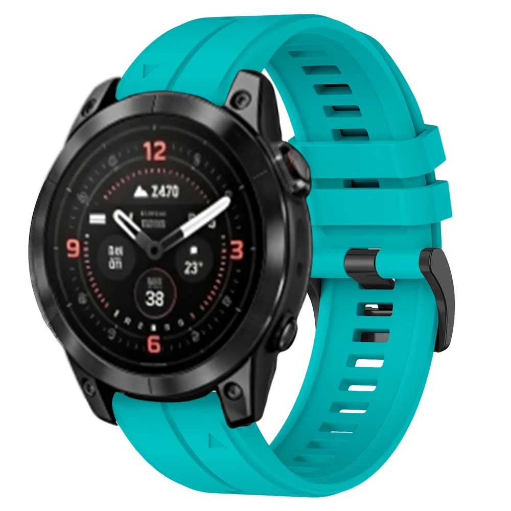 Durable Waterproof Silicone Band for Outdoor Sports Watches