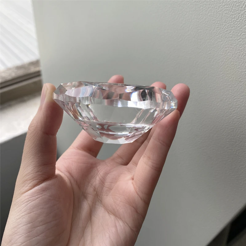 

70 мм Алмазный подсвечник, украшения, подсвечники, реквизит для ужина при свечах, хрустальные свечи для свадебной вечеринки, предметы декора