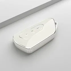 Luxurious TPU Car Key Case (VW Silver edge White)
