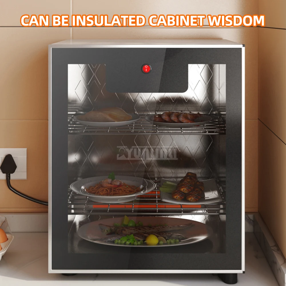 55L Household Winter Meal Thermostatic Cabinet Commercial Food Display Cabinet Intelligent Food Insulation