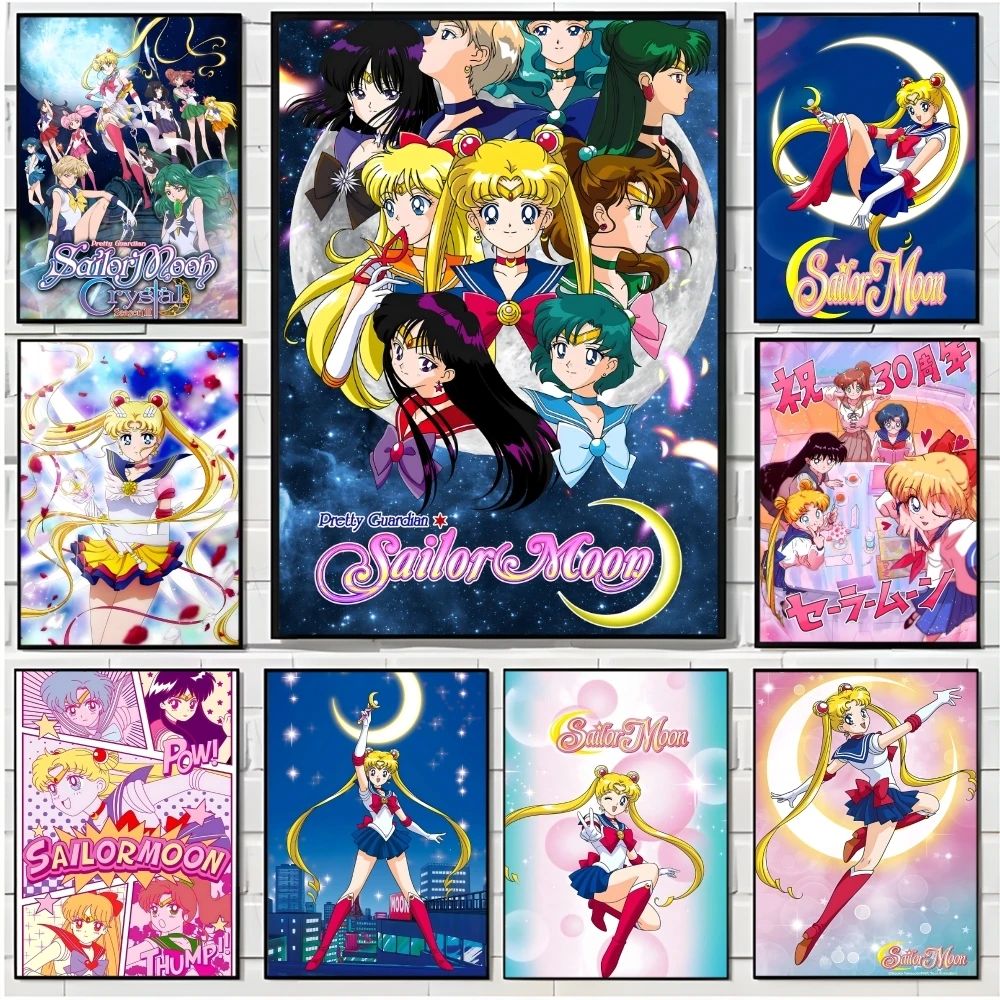Sailor Moon Anime Decorative Wall Art Stickers