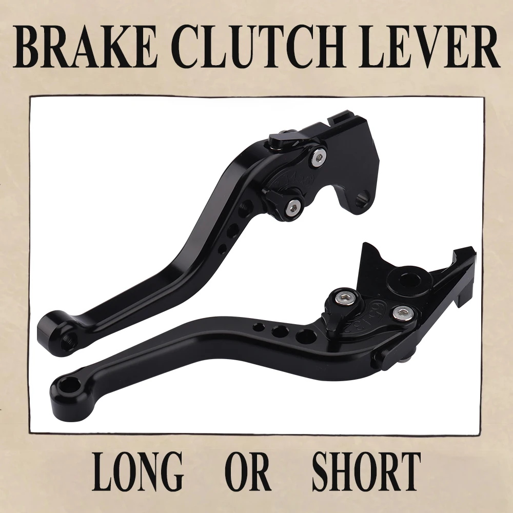 Long Style Brake Clutch Levers Fits For Trident660 Trident 660 Motorcycle Adjustable Short Handle motorcycle brake lever