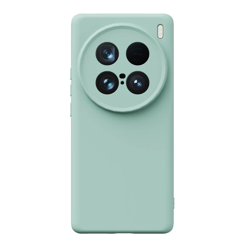 Soft Liquid Silicone Slim Phone Case with Camera Protection Cover