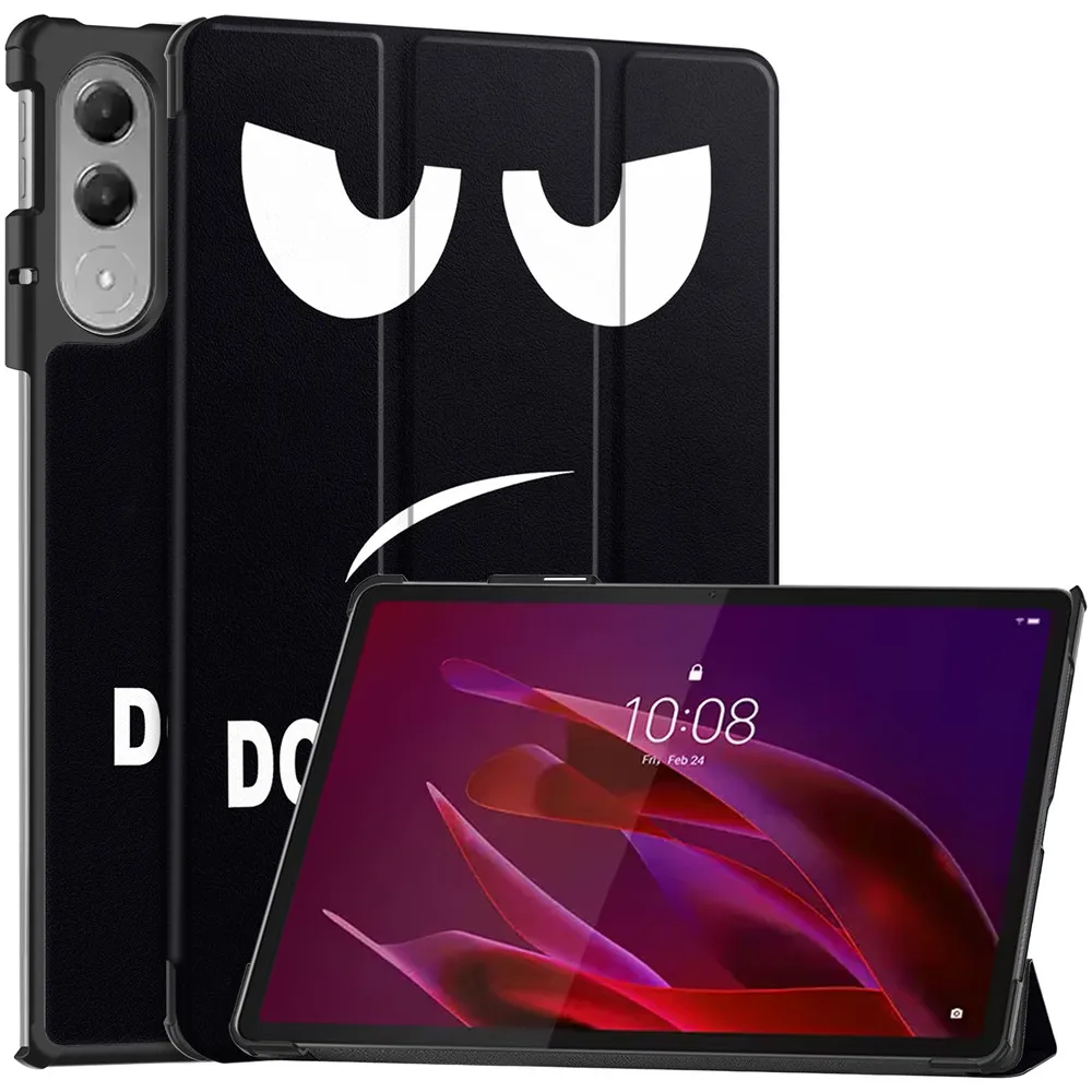 Premium PU Leather Triple Fold Magnetic Tablet Cover, 11.1 Inch