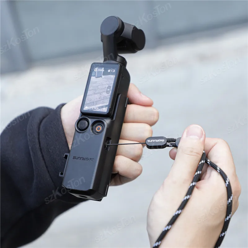 Fascia A Mano Per DJI Osmo Pocket 3 – Impugnatura Ergonomica Con Attacco A Slitta Fredda