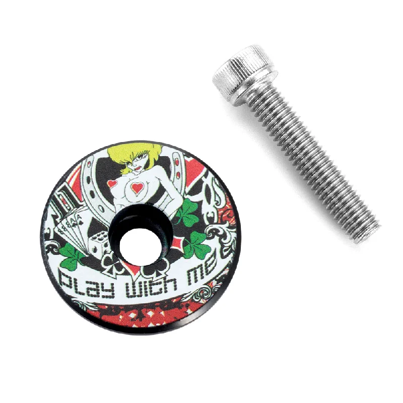 Capuchon De Potence Vélo En Alliage Aluminium 1-1/8" - Pour VTT, Route, XC, FR - Couleurs Titane, Or, Multicolore - Usiné CNC, Durable - 9