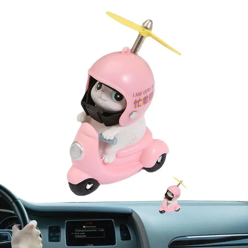 

Car Ornaments For Dashboard Cartoon Cat Decorations For Car Interior Accessories Cat Rearview Mirror Accessories Dashboard
