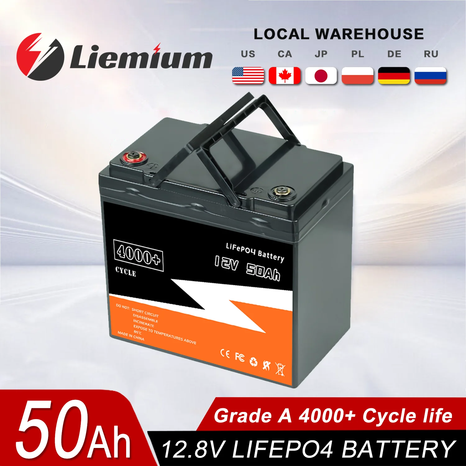 New12V6Ah10Ah12Ah20Ah50Ah100Ahlifepo4BatteryChargerDeep