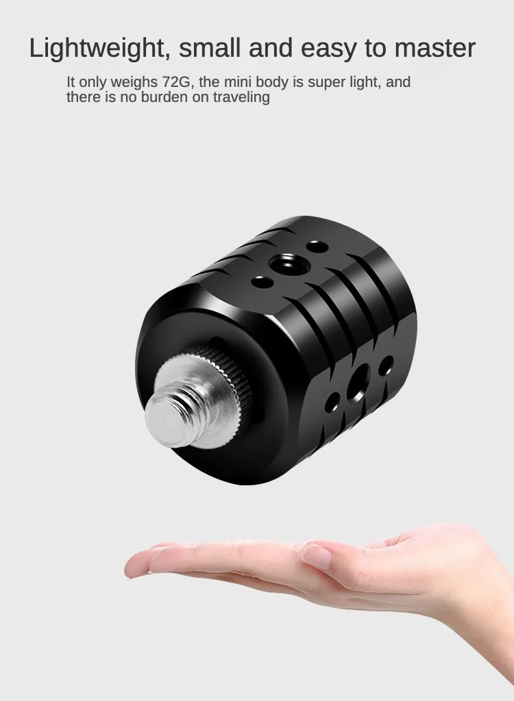 Stativ Magic Cube Adapter 3/8 "1/4" ARRI Loch Umwandlung Verlängerung Halterung Monitor Halter LED Licht Halterung Projektor Kamera stehen – Detail 4