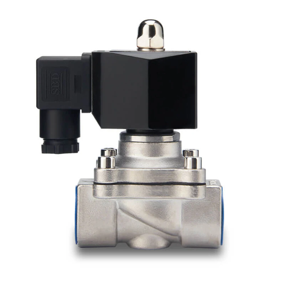 KP2S 1/8" 1/4" 3/8" 1/2" 3/4" 1" 1 2" Stainles Solenoid Valve DC12V DC24V AC220V 110V Normally closed |