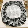 Polyester Cute Bear Bedding Fitted Sheet Elastic Band Around Mattress Cover Twin Full Queen King Bed Cover Protector Bedspread 6
