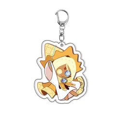 Cookie Run Kingdom Acrylic Keychain - Candy Apple Milk Shadow Pure Vanilla Mystic Flour Key Ring Jewelry Gift (5)