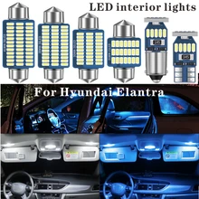 

For Hyundai Elantra XD HD MD UD AD 2001-2020 Car LED Interior Light Kit License Plate Lamp Bulbs Car Lamp car accessories