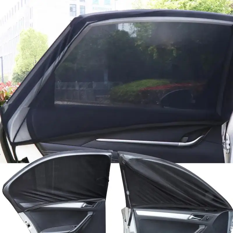

2 Pack Car Side Windows Sunshade Car Styling Accessories Sun Shade Auto UV Protect Curtain Side Window Sunshade Mesh Sun Visor