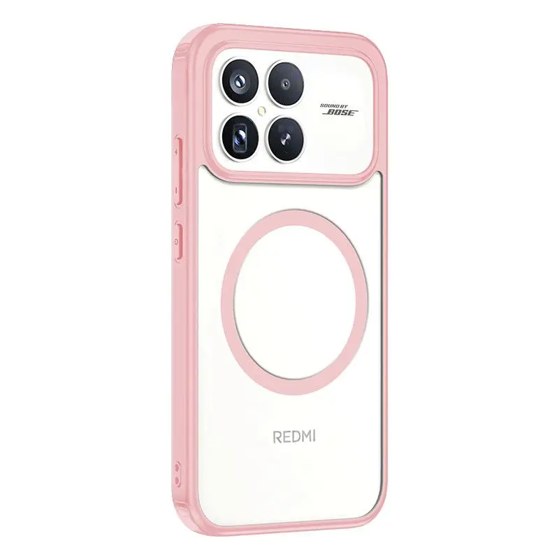 Ultra Armor Transparent Frosted Acrylic Lens Protector Cover - Shockproof Bumper Case
