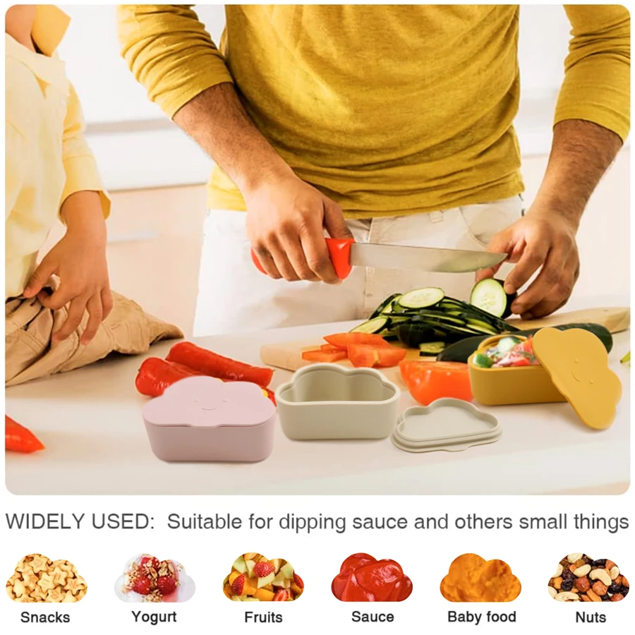 New Baby Cartoon Shape Snack Cup Toddle Portable Food Storage Box Portable Snacks Container BPA Free Soft Lid Baby Stuff
