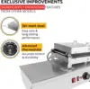 Waffle Maker Thick Swing Type 4 Pcs Professional Use Removable Plates with Nonstick Coating 110V 14"D x 23"W x 12"H 4