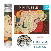 150pcs Mini Test Tube Puzzle the Dream Pablo Picasso Famous Painting Educational Game Home Decor Festival Gift Birthdat Present 1