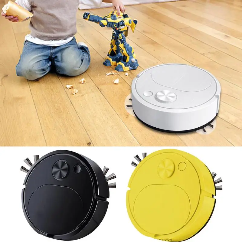 

Sweeping Robot Mop 3-in-1 Ultra-thin Auto Vacuum Cleaner Robotic USB Anti-fall Mute Robot Mop With Obstacle Avoidance System