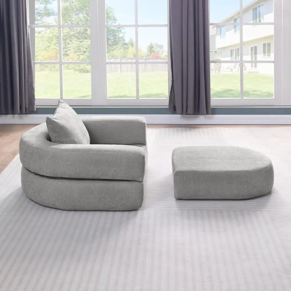 Komprimierte faltbare Matratze, umwandelbares Klappschlafsofa, tragbarer All-in-One-Matratzenboden, keine Montage erforderlich und rutschfest – Detail 12