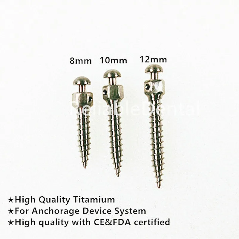 

5Pcs Dental Micro Implants Screw Self Drilling Thread Orthodontic Anchorage Screws Titanium Alloy