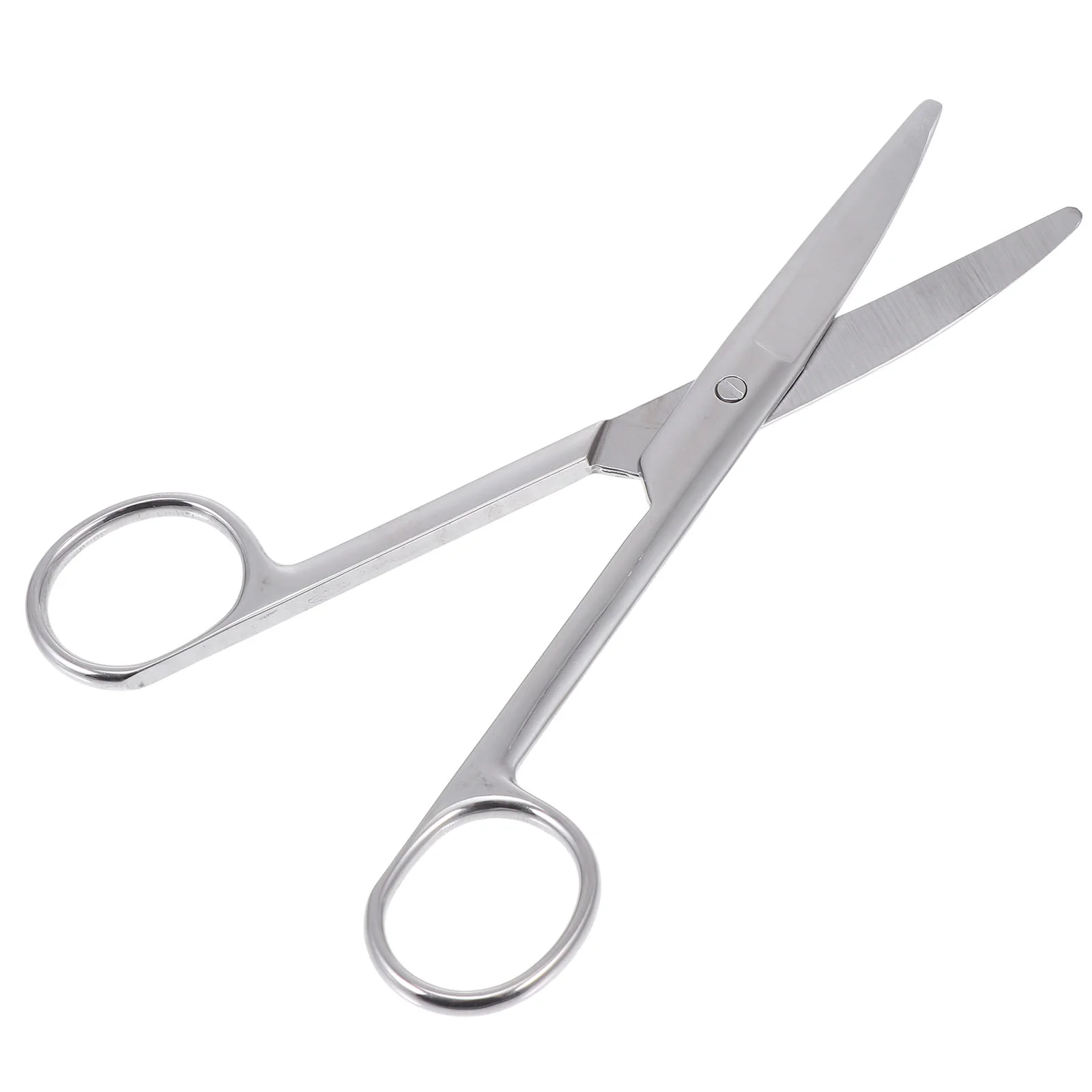 

1Pc 14cm Stainless Steel Blunt Scissors Rustproof Ostomy Scisors (Silver)