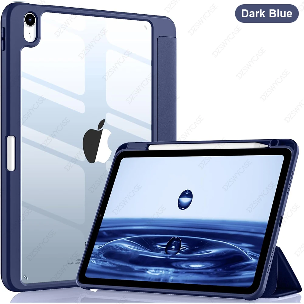 Enhanced Universal Tablet Protective Clear PC Case with Wake Feature