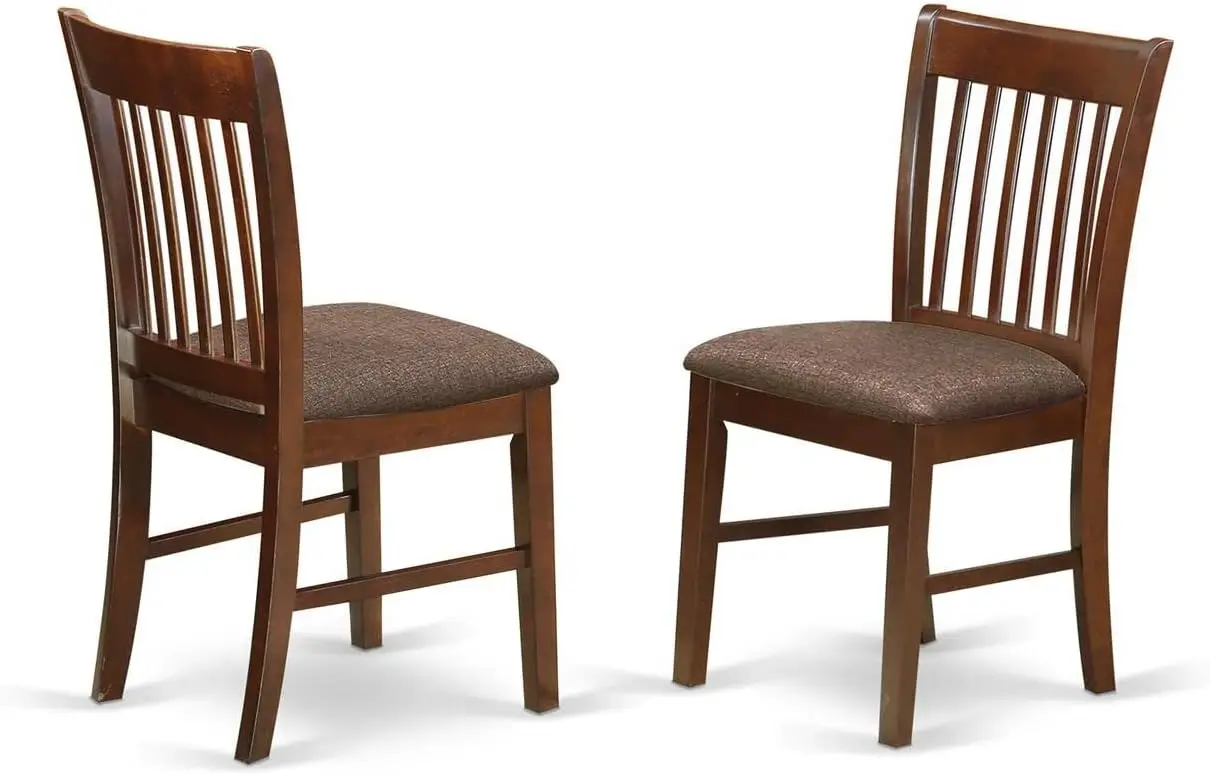 new-3 Piece Kitchen Table & Chairs Set Contains a Round Dining Room Table with Dropleaf and 2 Linen Fabric Upholstered