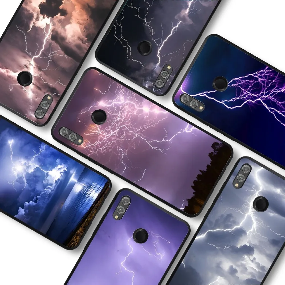 

Thunderbolt Lightning Phone Case For Redmi 8 9 10 PocoX3 Pro For Samsung Note 10 20 For Huawei Mate 20 30 40 50 Lite